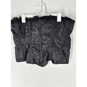 VTG Empire Intimates Floral Brocade Corset Sz 46 Boudoir Pin Up Goth Fairy Y2K